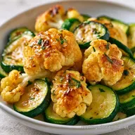 Roasted Cauliflower and Zucchini for 4