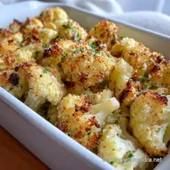 Carbless Side Dish with Roasted Cauliflower Oven-Only Crispy
