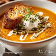 Pumpkin Soup: The Best Creamy Spiced Recipe with Roasted Fresh Pumpkin
