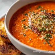 roasted garlic tomato soup recipe creamy tomato as The Ultimate Asiago Swirl