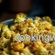 Easy Roasted Romanesco Cauliflower with Garlic and Parmesan