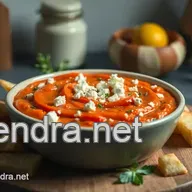 Delicious Roasted Sweet Red Pepper and Feta Dip: A Family Favourite
