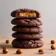 Salted Caramel Chocolate Cookies Perfectly Sweet Swirls