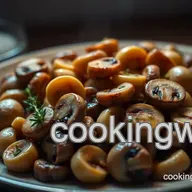 Easy Saut&eacute;ed Button Mushrooms with Garlic & Thyme: A Family Favourite