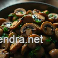 Easy & Delicious King Mushroom Recipe: Saut&eacute;ed with Garlic & Herbs