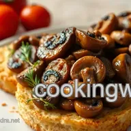 Easy Saut&eacute;ed Mushrooms on Crispy Muffins: A Delicious Morning Treat