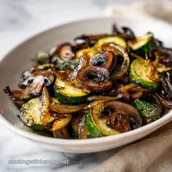 Sauteed Zucchini Mushrooms Onions: Mahogany-Charred