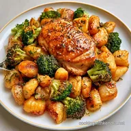 Sheet Pan Chicken Gnocchi with Broccoli