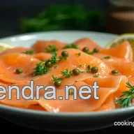 Silky Carpaccio Salmon: Easy Herb Dressing for a Fancy Appetizer