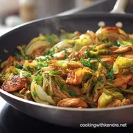 Turkey and Cabbage Stir Fry Ready in 32 Minutes UmamiRich