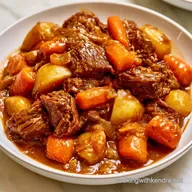 Slow Cooker Beef Potato Stew for 8