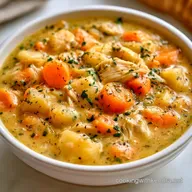 Slow Cooker Chicken Potato Soup: Creamy