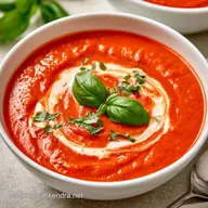Slow Cooker Tomato Basil Soup for 6