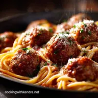 Spaghetti and meatballs: Proper Sunday Gravy with Tender Homemade Meatballs