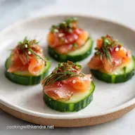 Smoked Salmon Cucumber Appetizer Recipe Make-Ahead