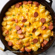 Cheesy Ranch Potatoes Smoked Sausage My Comfort Food Skillet