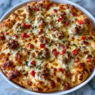 Spicy Italian Sausage Flatbread: Crispy