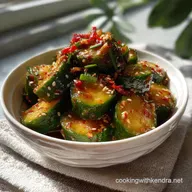 Spicy Korean Cucumber Salad Oi Muchim: Ultra Crispy