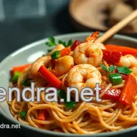 Spicy Shrimp Mei Fun Noodles: A Quick and Flavorful Weeknight Dinner
