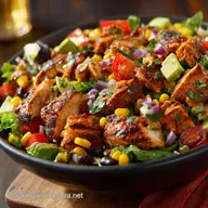 Spicy Southwest Chicken Salad: Fiery Fiesta in a Bowl
