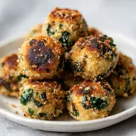 Spinach Garlic Meatballs in 18 Minutes