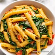Delicious Spinach Tomato Pasta Quick Easy Yummy