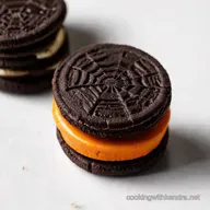 Spooky Spiderweb Halloween Oreos Homemade Fun