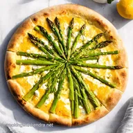 Spring Asparagus Pizza Recipe Lemon Ricotta Delight