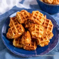 StarSpangled 4th of July Food BBQ Chicken Waffle Bites