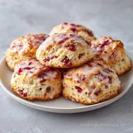 Strawberry Rhubarb Scones in 35 Minutes