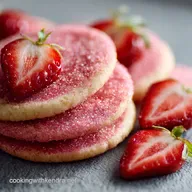 Strawberry Sugar Cookies UltraPink Recipe that Holds Its Shape