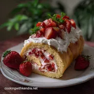 Strawberry Swiss Roll Cake: Crack-Free Chiffon Recipe