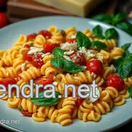 Sun-Kissed fusilli pasta: Sunshine on a Plate!