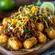 Super Bowl Snacks: Crispy Tot-Chos with Pulled Pork Cheese