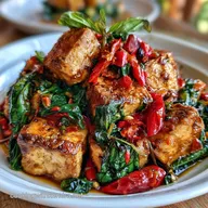Thai Basil Tofu Stir Fry for 2 Servings