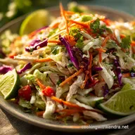 Thai Chicken Salad Recipe: Easy Slaw with Zesty Lime Dressing