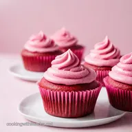 Tickled Pink Velvet Cupcakes Dreamy Vanilla Easy Recipe