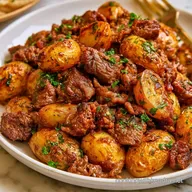 Tuscan Beef Potatoes in 30 Minutes