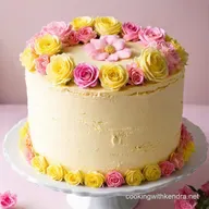 Beautiful 23rd Birthday Cake A Floral SemiNaked Delight