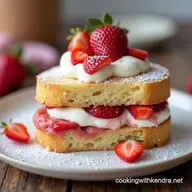 The Best Fresh Strawberry Cake Recipe with Cream Cheese Frosting