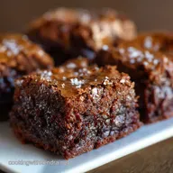 Shiny Crackle Top Malted Fudge Squares Truly Better than Brownies