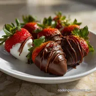 Valentines Strawberry Idea with Chocolate Dip in 50 Minutes
