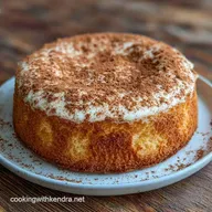 Vanilla Horchata Sponge Cake: Baked