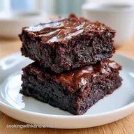 Veggie Chocolate Brownies with Zucchini