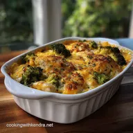 Baked Chicken Broccoli Rice Cheese Casserole with Velveeta