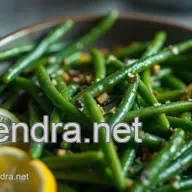 Easy & Delicious Steam Fresh Beans with Lemon & Herbs