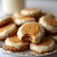 The Best White Chocolate Dipped Ginger Cookies Recipe