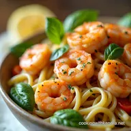 Zesty Lemon Garlic Shrimp Pasta Salad Sunshine in a Bowl