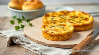 Bake English Muffins into a Savory Quiche