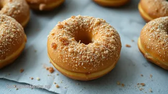 Baked Apple Donuts with Cinnamon Sugar